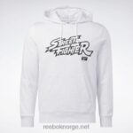 hvit melange 2X42N363 Reebok street fighter grafisk hettegenser - Bilde 7