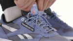 kaldgrå 6/blå skifer/kjerne sort 2X42N39 Reebok klassiske skinnsko - Bilde 2
