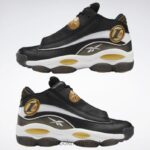 kjerne sort/ftwr hvit/rbk messing 2X42N56 Reebok svaret dmx basketball sko - Bilde 9