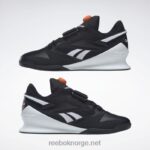 kjerne sort/ftwr hvit/smash oransje s23-r 2X42N1069 Reebok legacy lifter iii vektløftersko for menn - Bilde 9
