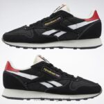 kjerne sort/ftwr hvit/vektorrød 2X42N530 Reebok klassiske skinnsko - Bilde 9