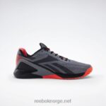 kjerne sort/ren grå 5/oransje flare 2X42N1044 Reebok nano x1 treningssko for menn - Bilde 5