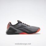kjerne sort/ren grå 5/oransje flare 2X42N1044 Reebok nano x1 treningssko for menn - Bilde 7