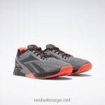 kjerne sort/ren grå 5/oransje flare 2X42N1044 Reebok nano x1 treningssko for menn - Bilde 8