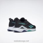 kjerne sort/ren grå 8/klassisk blågrønn 2X42N1128 Reebok nanoflex tr 2.0 treningssko for menn - Bilde 4