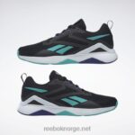 kjerne sort/ren grå 8/klassisk blågrønn 2X42N1128 Reebok nanoflex tr 2.0 treningssko for menn - Bilde 9