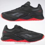 kjerne sort/ren grå 8/neon kirsebær 2X42N119 Reebok nano x2 froning treningssko - Bilde 6