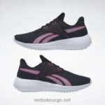kjerne svart/infundert lilla/ftwr hvit 2X42N65 Reebok lite 3 løpesko for kvinner - Bilde 9