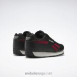 kjerne svart/kritt/blinkrød 2X42N251 Reebok spole tilbake løpesko - Bilde 4