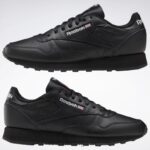 kjerne svart/ren grå 5 2X42N37 Reebok klassiske skinnsko - Bilde 9