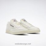 kritt/alabast/rødbrun 2X42N15 Reebok club c 85 vintage sko - Bilde 3