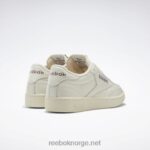 kritt/alabast/rødbrun 2X42N15 Reebok club c 85 vintage sko - Bilde 4