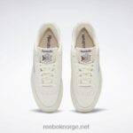 kritt/alabast/rødbrun 2X42N15 Reebok club c 85 vintage sko - Bilde 6