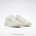 kritt/alabaster/essensiell blå 2X42N16 Reebok club c 85 vintage sko - Bilde 3