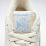 kritt/alabaster/essensiell blå 2X42N16 Reebok club c 85 vintage sko - Bilde 7