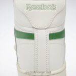 kritt/alabaster/glengrønn 2X42N269 Reebok club c 85 form hi sko - Bilde 8