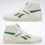 kritt/alabaster/glengrønn 2X42N269 Reebok club c 85 form hi sko - Bilde 9