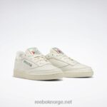 kritt/alabaster/glengrønn 2X42N2 Reebok club c 85 vintage damesko - Bilde 3