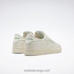 kritt/alabaster/glengrønn 2X42N2 Reebok club c 85 vintage damesko - Bilde 4
