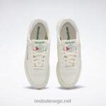 kritt/alabaster/glengrønn 2X42N2 Reebok club c 85 vintage damesko - Bilde 6