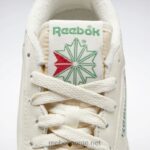 kritt/alabaster/glengrønn 2X42N2 Reebok club c 85 vintage damesko - Bilde 7