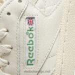 kritt/alabaster/glengrønn 2X42N2 Reebok club c 85 vintage damesko - Bilde 8