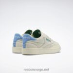 kritt/alabaster/glengrønn 2X42N326 Reebok club c 85 sko - Bilde 4