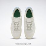 kritt/alabaster/glengrønn 2X42N326 Reebok club c 85 sko - Bilde 6