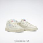kritt/alabaster/himmelblå 2X42N8 Reebok club c 85 vintage damesko - Bilde 3