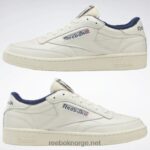 kritt/alabaster/vektor marine 2X42N12 Reebok club c 85 vintage sko - Bilde 9