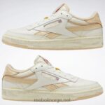 kritt/forvitret beige f22-r/alabast 2X42N1104 Reebok club c revenge vintage herresko - Bilde 9
