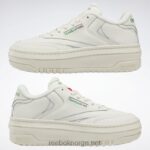 kritt/glengrønn 2X42N3 Reebok club c ekstra damesko - Bilde 9