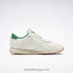 kritt/glengrønn/alabast 2X42N591 Reebok klassiske skinn pluss sko - Bilde 2