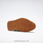 kritt/glengrønn/alabast 2X42N591 Reebok klassiske skinn pluss sko - Bilde 5