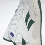 kritt/mørkegrønn/alabast 2X42N701 Reebok bb 4000 ii basketballsko - Bilde 4