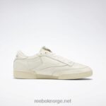 kritt/papirhvit/glengrønn 2X42N11 Reebok club c 85 vintage sko - Bilde 3