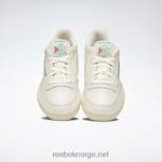 kritt/papirhvit/glengrønn 2X42N11 Reebok club c 85 vintage sko - Bilde 6