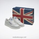 kritt/svart/vektorblått 2X42N174 Reebok club c 85 vintage sko - Bilde 9