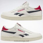 kritt/vektor marine/vektorrød 2X42N74 Reebok club c hevnsko - Bilde 9