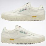kritt/vintage kritt s23-r/glen grønn 2X42N306 Reebok club c vibram sko - Bilde 9