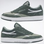 krittgrønn/harmonigrønn/ftwr hvit 2X42N159 Reebok club c 85 vintage sko - Bilde 9