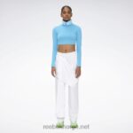 kvinner alltid blå 2X42N847 Reebok pyer moss turtleneck topp