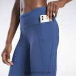 kvinner batikk blå 2X42N493 Reebok les mills lux tights - Bilde 5