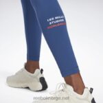 kvinner batikk blå 2X42N493 Reebok les mills lux tights - Bilde 6
