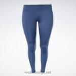 kvinner batikk blå 2X42N900 Reebok treningsklare vektorleggings (plus size) - Bilde 6