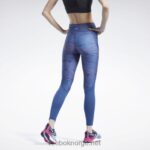 kvinner batikk blå 2X42N960 Reebok løpende leggings - Bilde 3