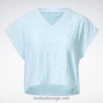 kvinner blå perle 2X42N895 Reebok perforert t-skjorte - Bilde 6