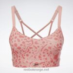 kvinner canyon koraller 2X42N813 Reebok lux strappy moderne safari print sports-bh - Bilde 6