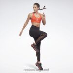 kvinner dynamisk rød 2X42N870 Reebok les mills lux racer sports-bh med middels støtte - Bilde 3