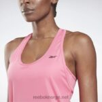 kvinner ekte rosa 2X42N657 Reebok tanktopp bak i mesh - Bilde 4